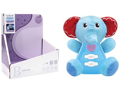 Plush Elephant With Sound And Light