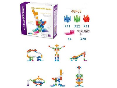 48PCS Crystal Maze Building Blocks
