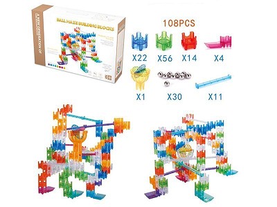 108PCS Crystal Maze Building Blocks