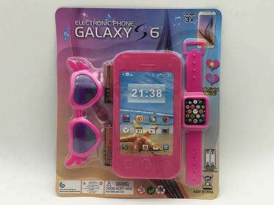 Simulated Mobile Phone   Watch,Glasses(include  battery)